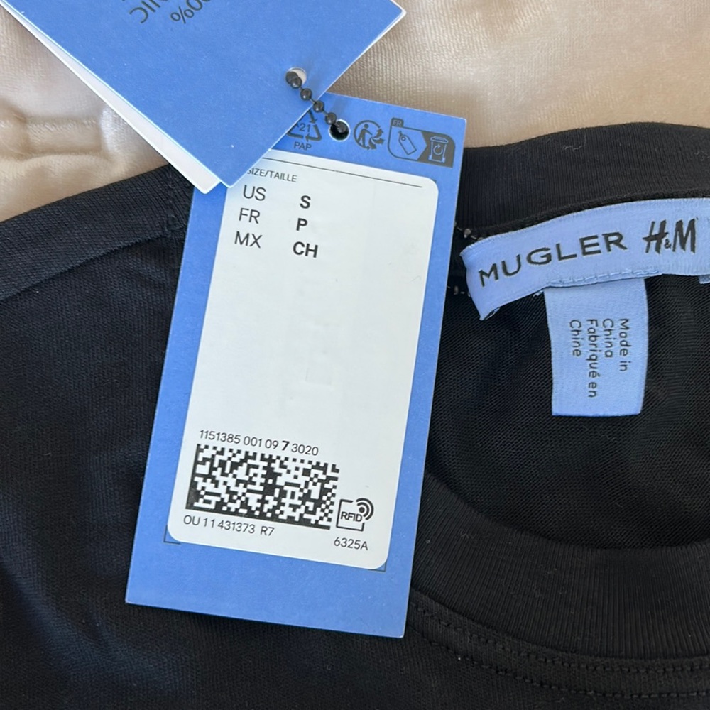 Mugler H&M Small shirt